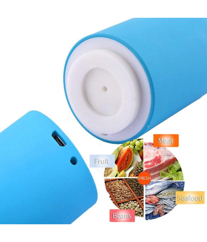 Mini Macchina Sigillatrice Per Sottovuoto Chiudi Buste Alimenti Cibi + Sacchetti         