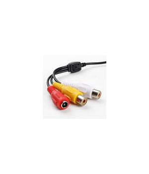 Mini Micro Telecamera Camera A Colori 6 Led Ir Rca Audio Video Microfono Staffa         