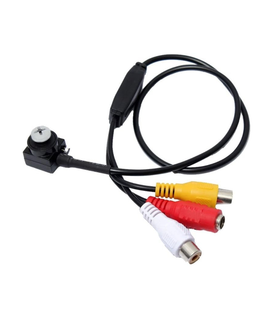 Mini Micro Telecamera Camera Cam Spia Spy A Colori Audio Con Microfono Vite         