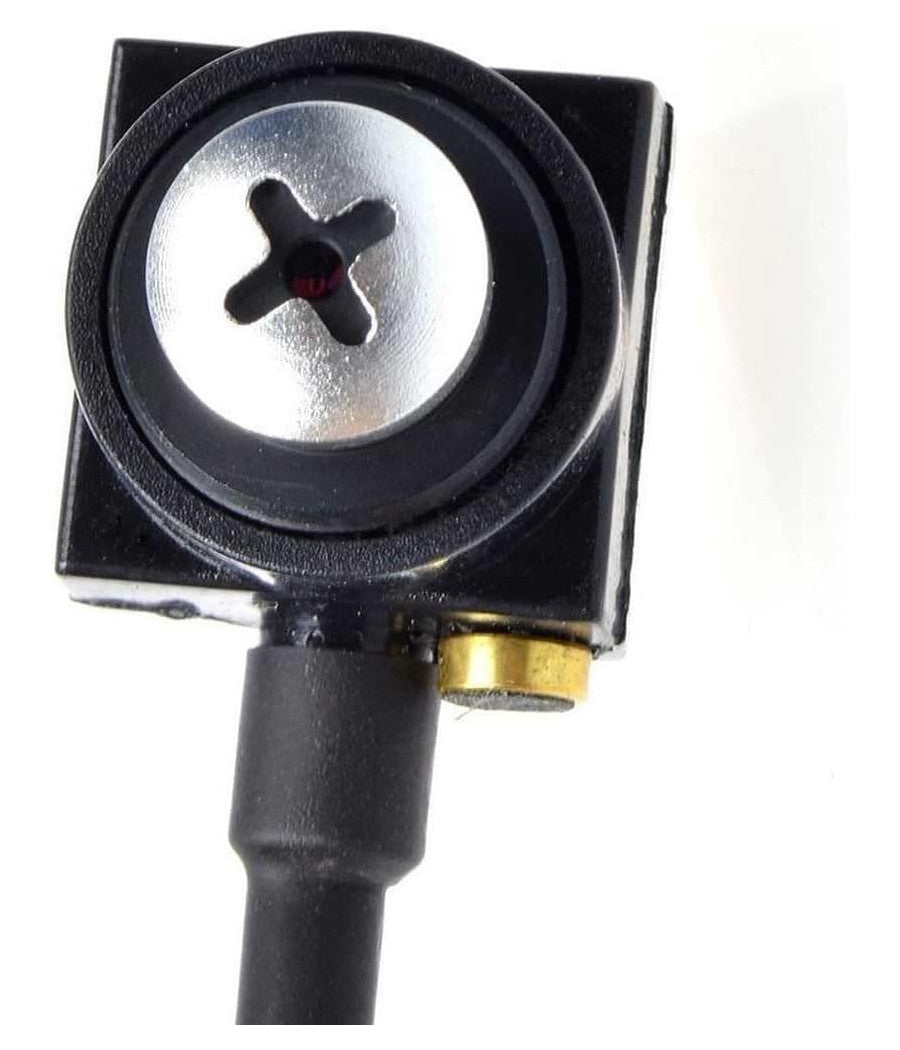 Mini Micro Telecamera Camera Cam Spia Spy A Colori Audio Con Microfono Vite         