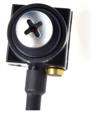 Mini Micro Telecamera Camera Cam Spia Spy A Colori Audio Con Microfono Vite         