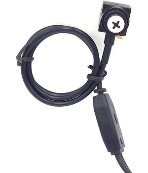 Mini Micro Telecamera Camera Cam Spia Spy A Colori Audio Con Microfono Vite         