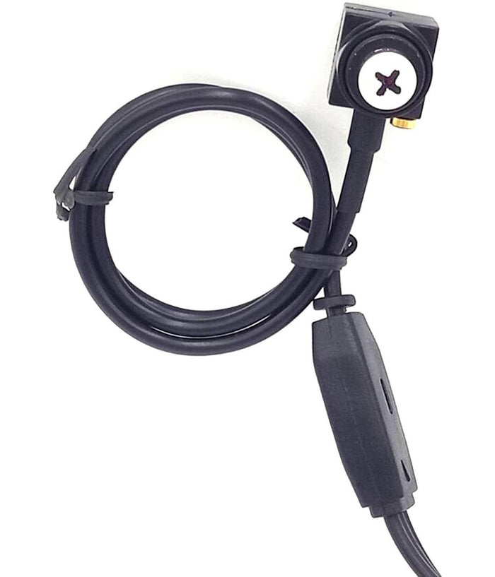 Mini Micro Telecamera Camera Cam Spia Spy A Colori Audio Con Microfono Vite         