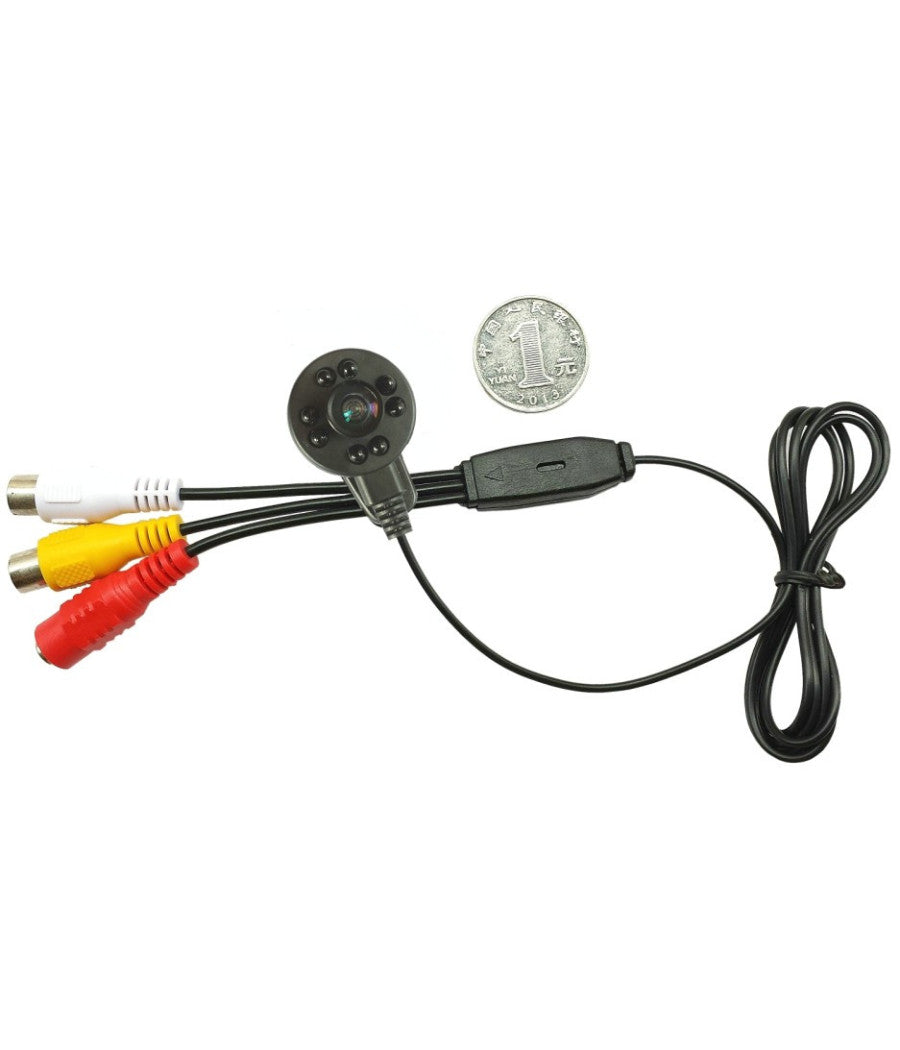 Mini Micro Telecamera Camera Microfono Cam Spia Spy 8led Cmos Audio Video         