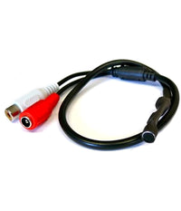 Mini Microfono Esterno Modulo Per Telecamere Monitor Dvr Audio Spia Ambiente         