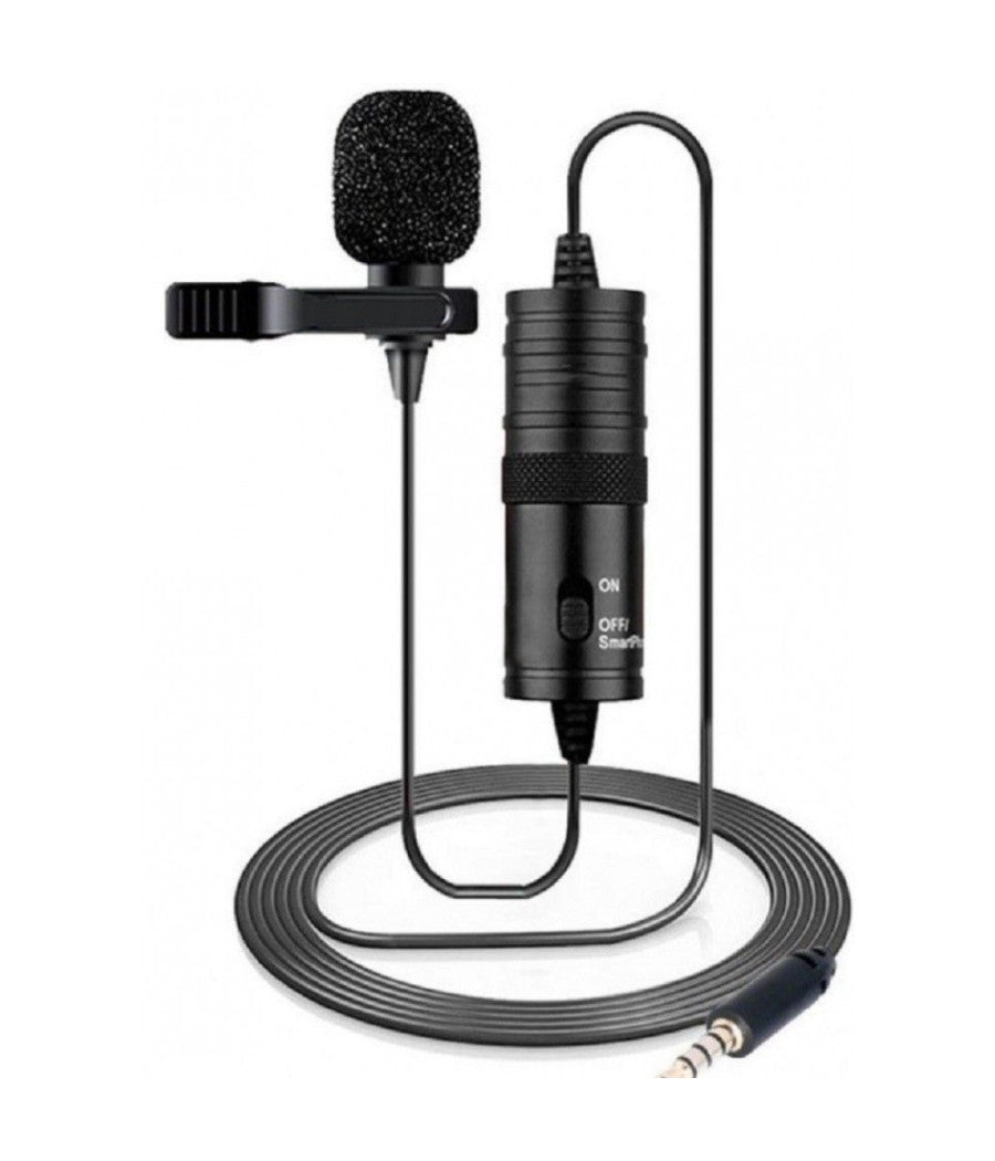 Mini Microfono Lavalier Omnidirezionale 360° Per Smartphone Fotocamera Q-955s         