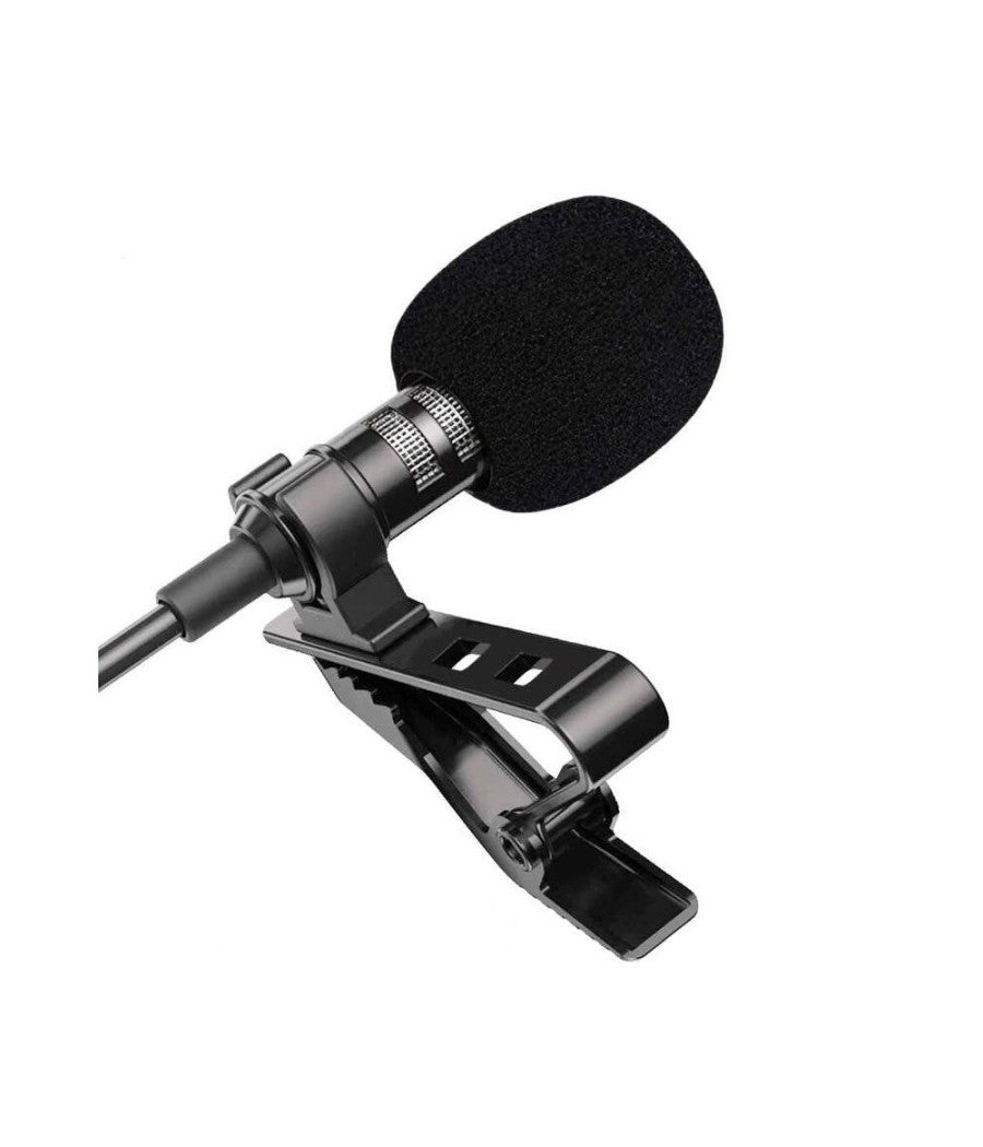 Mini Microfono Lavalier Omnidirezionale 360° Per Smartphone Fotocamera Q-955s         