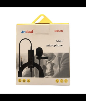 Mini Microfono Lavalier Omnidirezionale 360° Per Smartphone Fotocamera Q-955s         