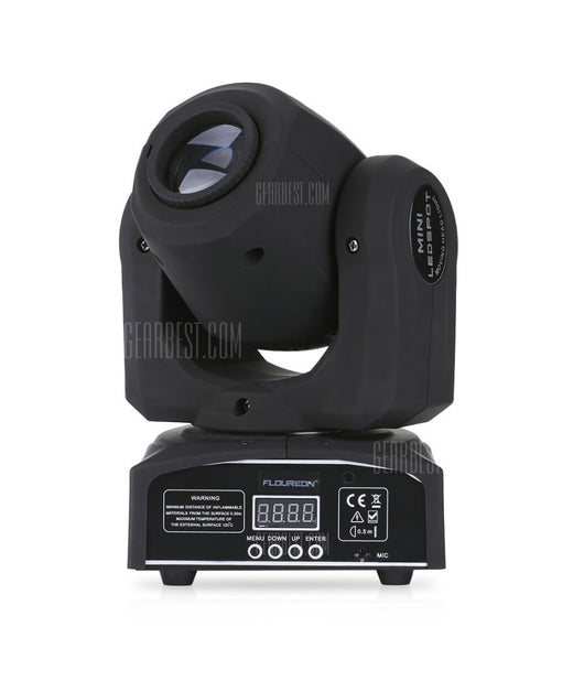 Mini Moving Head Led Spot 30w Cree Gobos Dmx Sound Dj Effetti Luce Disco Party         