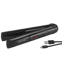 Mini Piastra In Ceramica Capelli Lisci Ricaricabile Da Viaggio Borsa 205°c Gm-2975         