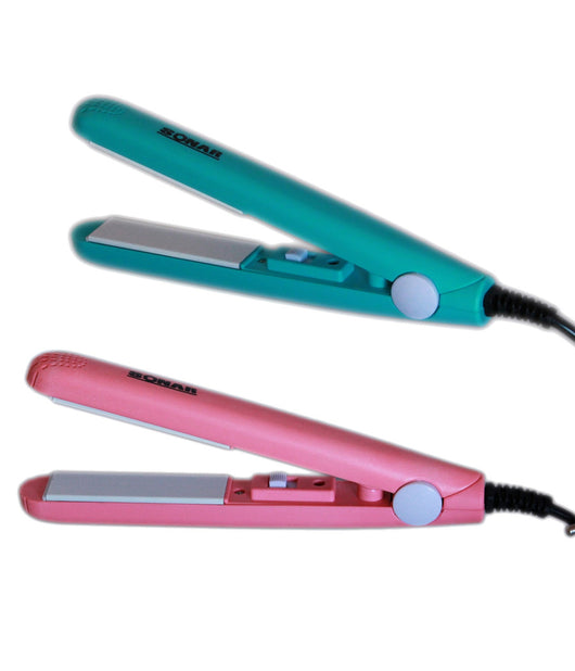 Mini Piastra In Ceramica Per Capelli Lisci Da Viaggio Borsa 200°c 20w Sonar Sn02         