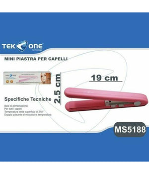 Mini Piastra Per Capelli Acconciatura Lisci Mossi Hairstyle Portatile Da Viaggio         