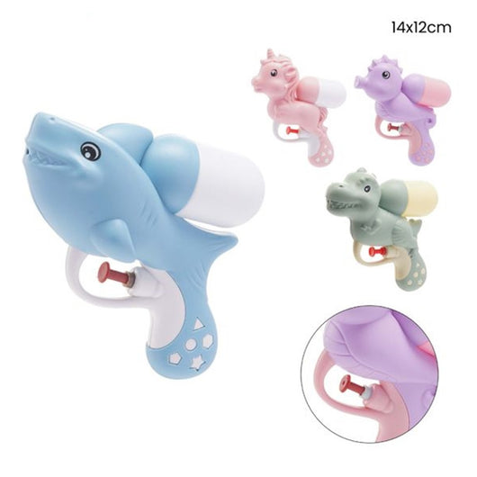 Trade Shop - Mini Pistola A Spruzzo D'acqua Per Bambini Animaletti Gioco Combattimenti 14x12cm 618557 -