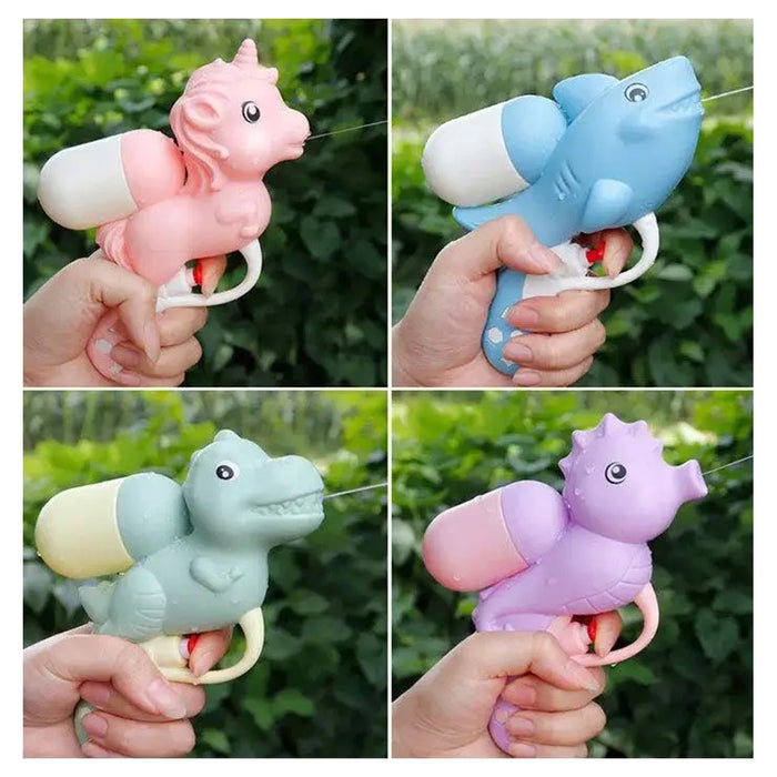 Trade Shop - Mini Pistola A Spruzzo D'acqua Per Bambini Animaletti Gioco Combattimenti 14x12cm 618557 -