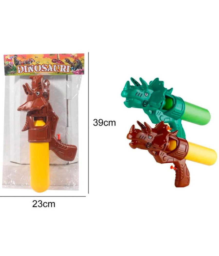 Mini Pistola Ad Acqua Millespruzzi Dinosauri Gioco Per Bambini Spiaggia Mare         
