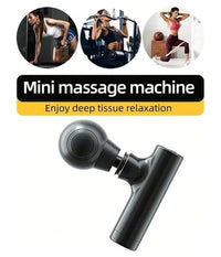 Mini Pistola Massaggio Schiena Spalla Pancia Coscia Viso Ricarica Usb 4 Velocità          