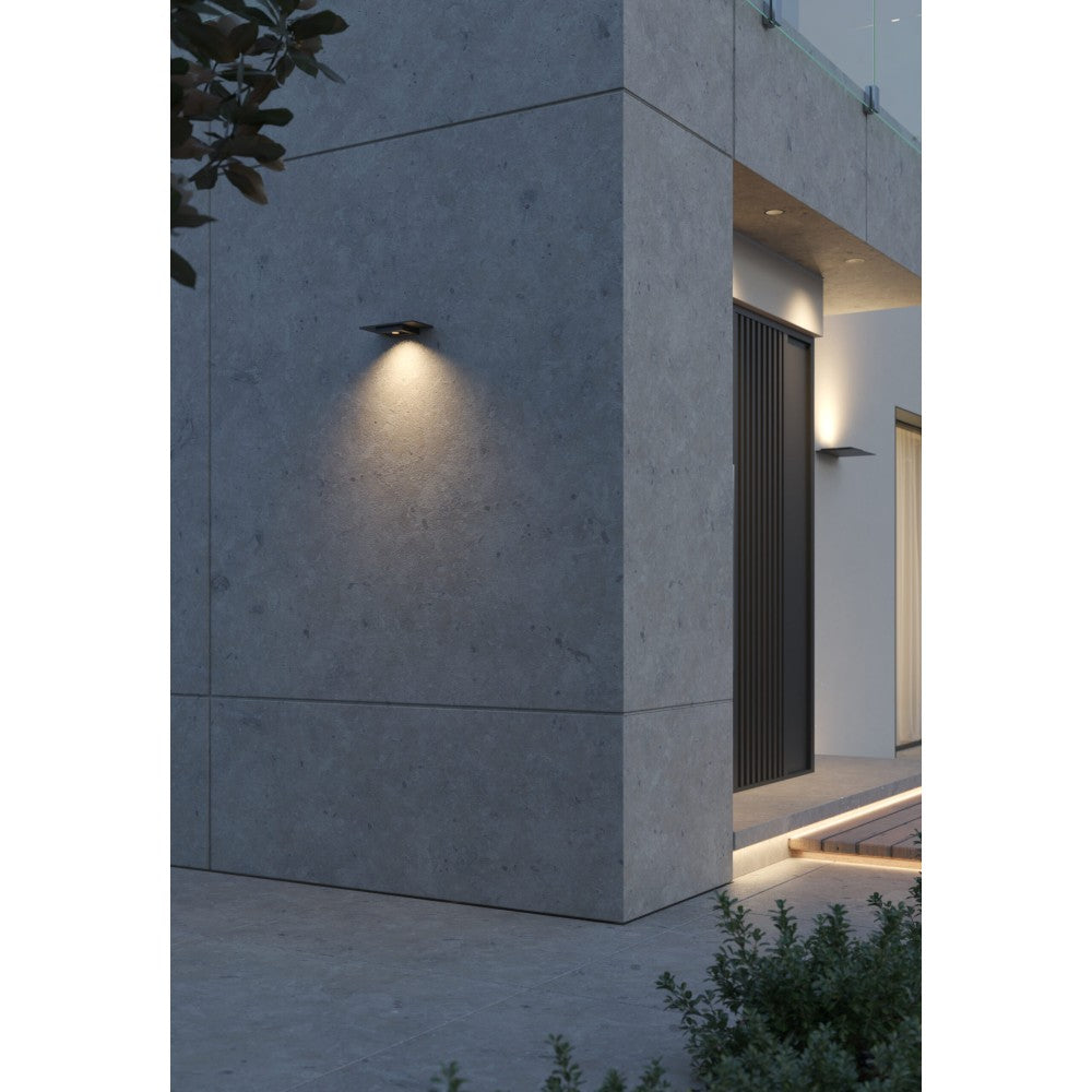 Mini Pla Corten - Applique a led da muro 20W CCT Switch 2700K/3200K/4000K in alluminio, Luce murale verso l'alto - Beneito & Faure