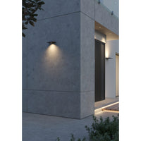 Pla Corten - Applique a led da muro 35W CCT Switch 2700K/3200K/4000K in alluminio, Luce murale verso l'alto - Beneito & Faure