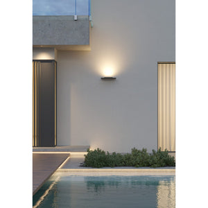 Pla Nera - Applique a led da muro 35W CCT Switch 2700K/3200K/4000K in alluminio, Luce murale verso l'alto - Beneito & Faure