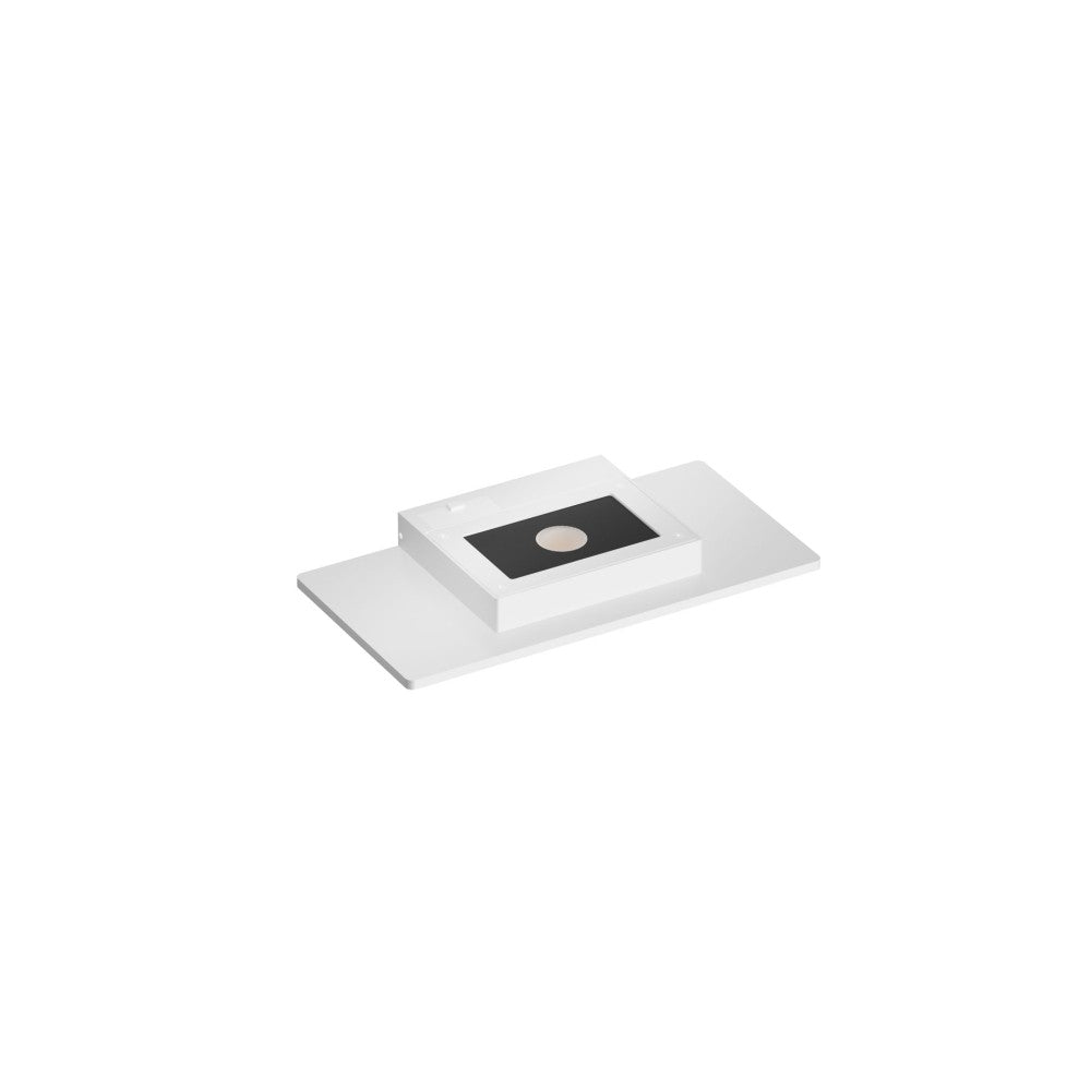 Mini Pla Bianca - Applique a led da muro 20W CCT Switch 2700K/3200K/4000K in alluminio, Luce murale verso l'alto - Beneito & Faure