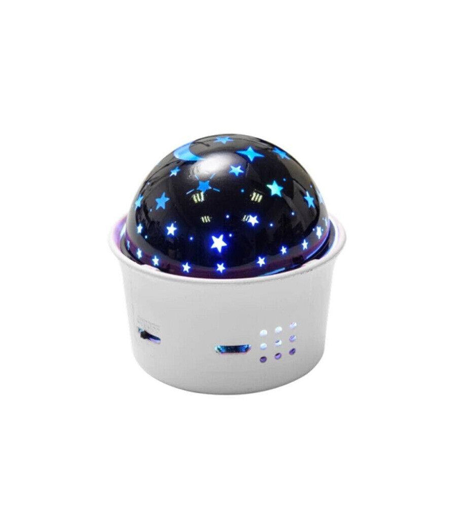 Mini Proiettore Di Stelle Controllo Vocale Led Multicolor Ricaricabile Portatile         