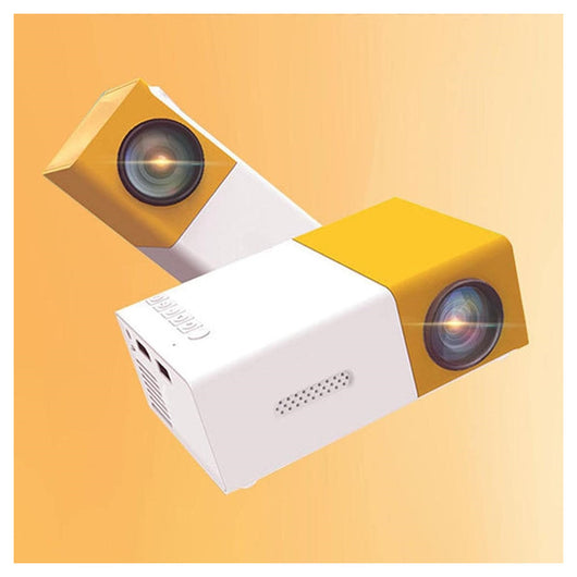 Trade Shop - Mini Proiettore Portatile 1080p Telefono Smart Home Uso Esterno Usb Laptop Ios         