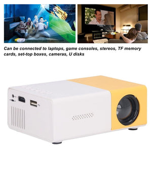 Mini Proiettore Portatile Hd Led Videoproiettore Home Cinema Tv Hd/av/usb/audio         