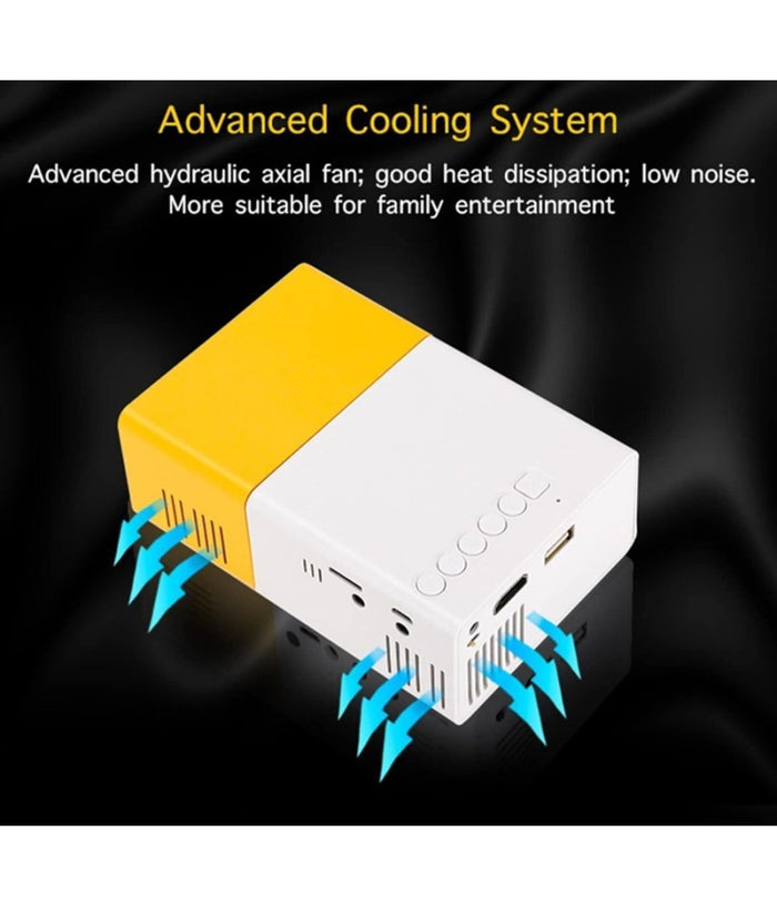 Mini Proiettore Portatile Hd Led Videoproiettore Home Cinema Tv Hd/av/usb/audio         