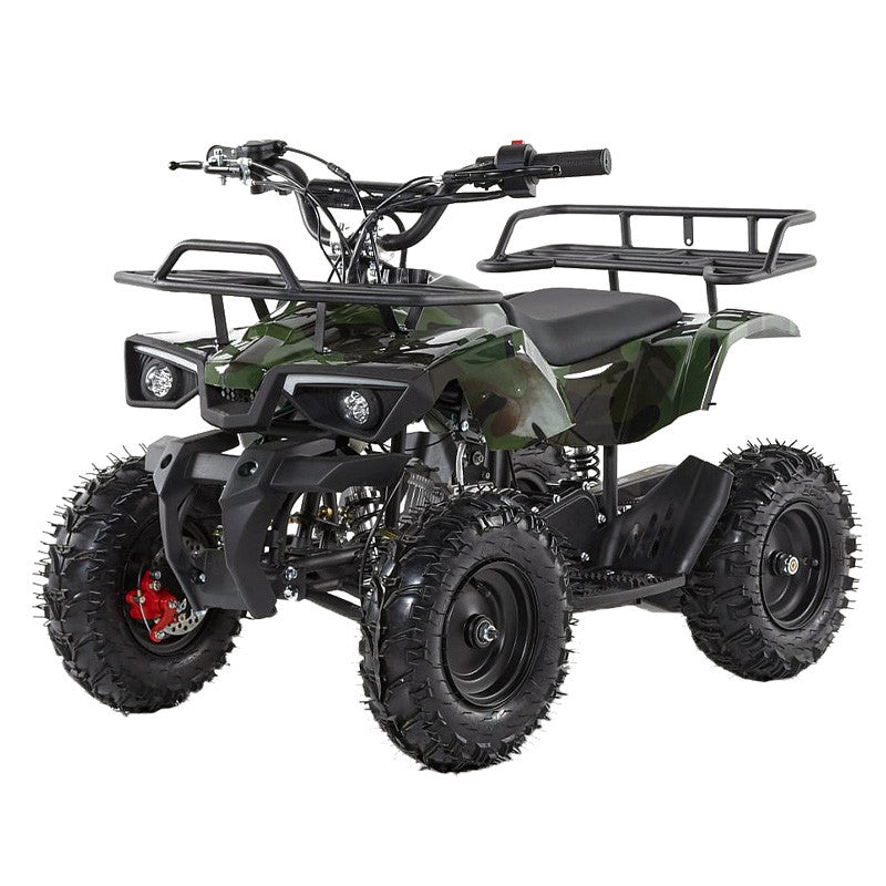 Miniquad ATV KXD Mini Hunter M8ES Ruota 6"-Verde