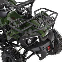 Miniquad ATV KXD Mini Hunter M8ES Ruota 6"-Verde