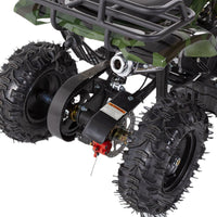 Miniquad ATV KXD Mini Hunter M8ES Ruota 6"-Verde