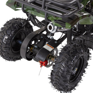 Miniquad ATV KXD Mini Hunter M8ES Ruota 6"-Verde