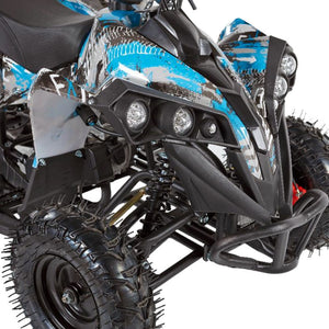 Miniquad ATV KXD REPTY M3ES Ruota 6"-Azzurro