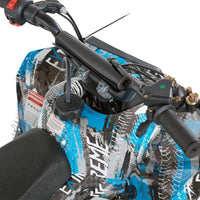 Miniquad ATV KXD REPTY M3ES Ruota 6"-Azzurro