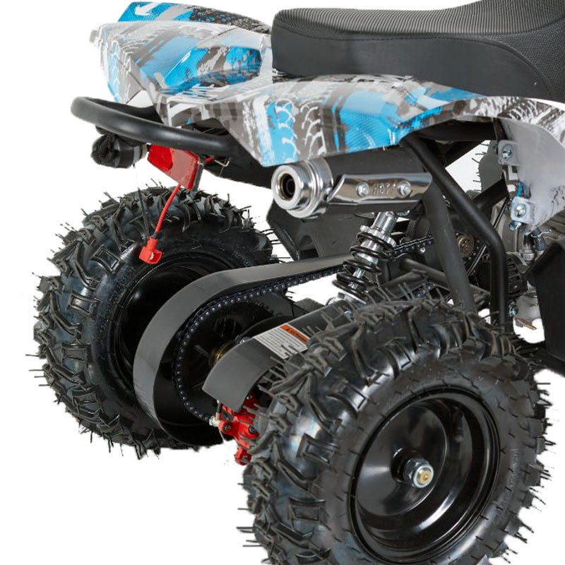 Miniquad ATV KXD REPTY M3ES Ruota 6"-Azzurro