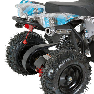 Miniquad ATV KXD REPTY M3ES Ruota 6"-Azzurro
