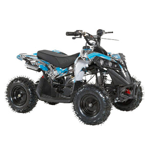 Miniquad ATV KXD REPTY M3ES Ruota 6"-Azzurro