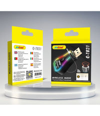 Mini Ricevitore Audio Usb Wireless Bluetooth 5.0 Aux Stereo Rgb Led Light Q-tr31         