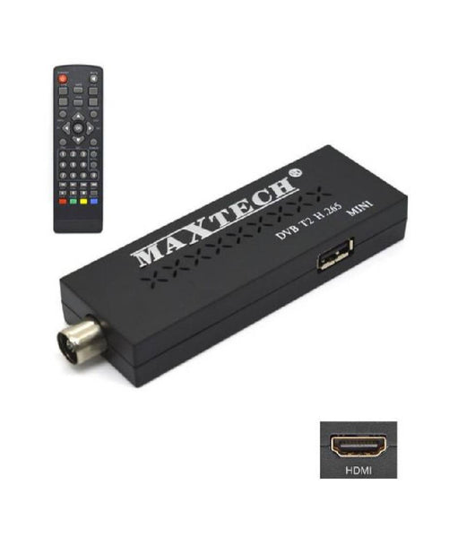 Mini Ricevitore Decoder Digitale Terrestre Dvb-t2 H265 10 Bit Hdmi Usb Dg-t0ss         