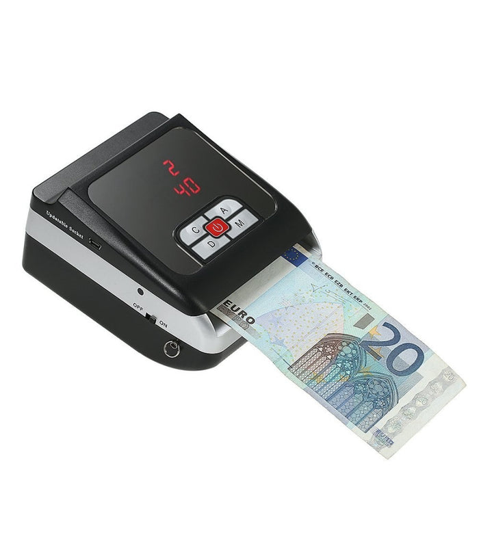 Mini Rilevatore Banconote False Verifica Conta Banconote A Batteria Litio         