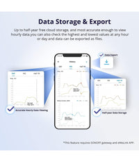 Mini Sensore Temperatura Umidità  Termometro Igrometro Display Lcd Sonoff Snzb-02d         
