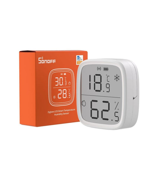 Mini Sensore Temperatura Umidità  Termometro Igrometro Display Lcd Sonoff Snzb-02d         