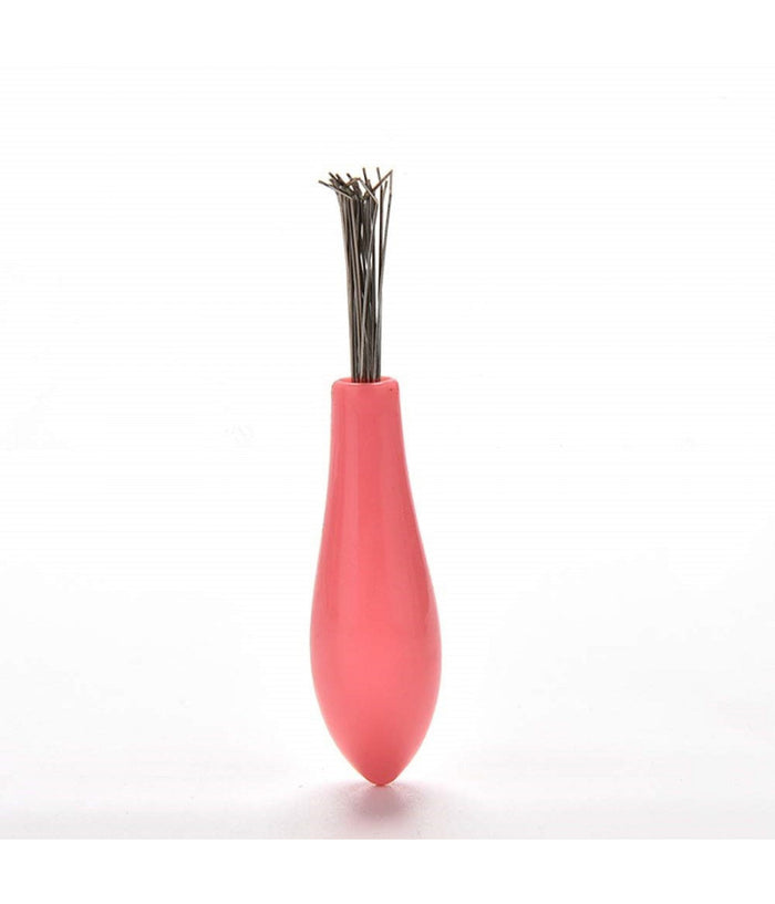 Mini Spazzola In Metallo Spazzolina Per Pulizia Capelli Spazzola Setole Pettine         