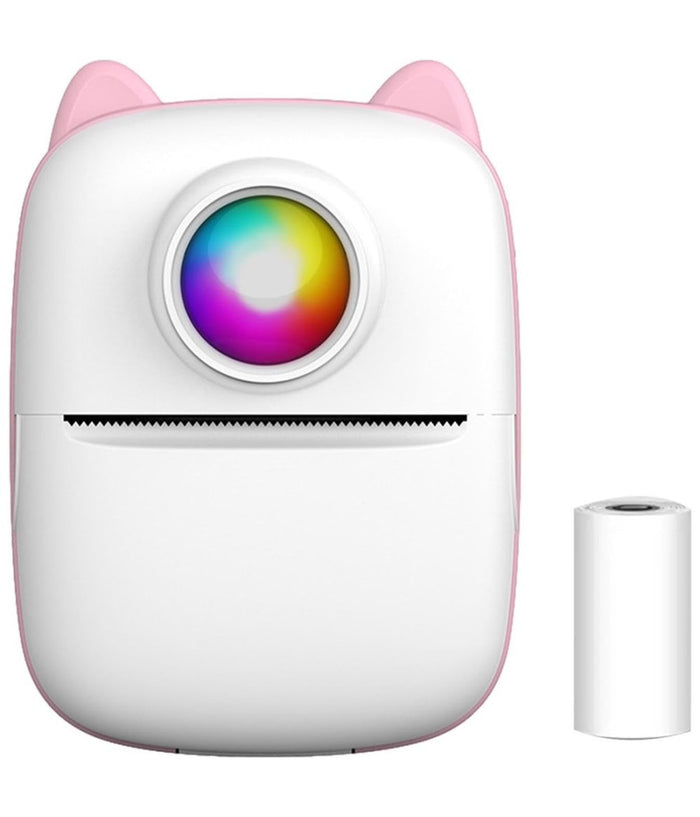 Mini Stampante Portatile Fotografica Tascabile Con Batteria Da 1000 Mah 203 Dpi         
