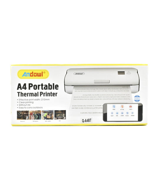 Mini Stampante Termica Wireless Portatile Multifunzione A4 Usb Bluetooth Q-a4bt         