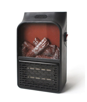 Mini Stufa Elettrica Termoventilatore Portatile Con Telecomando Caminetto Fuoco         