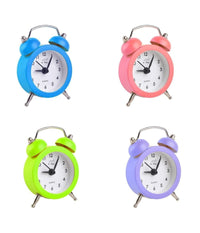 Mini Sveglia Analogico Da Tavolo Piccola Orologio Allarme Sonoro         