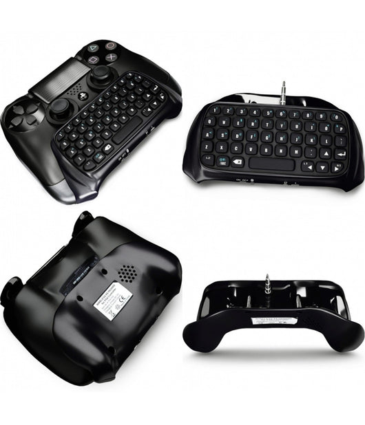 Mini Tastiera Wireless Senza Fili Per Controller Dualshock Ps4 Slim Pro Qwerty         