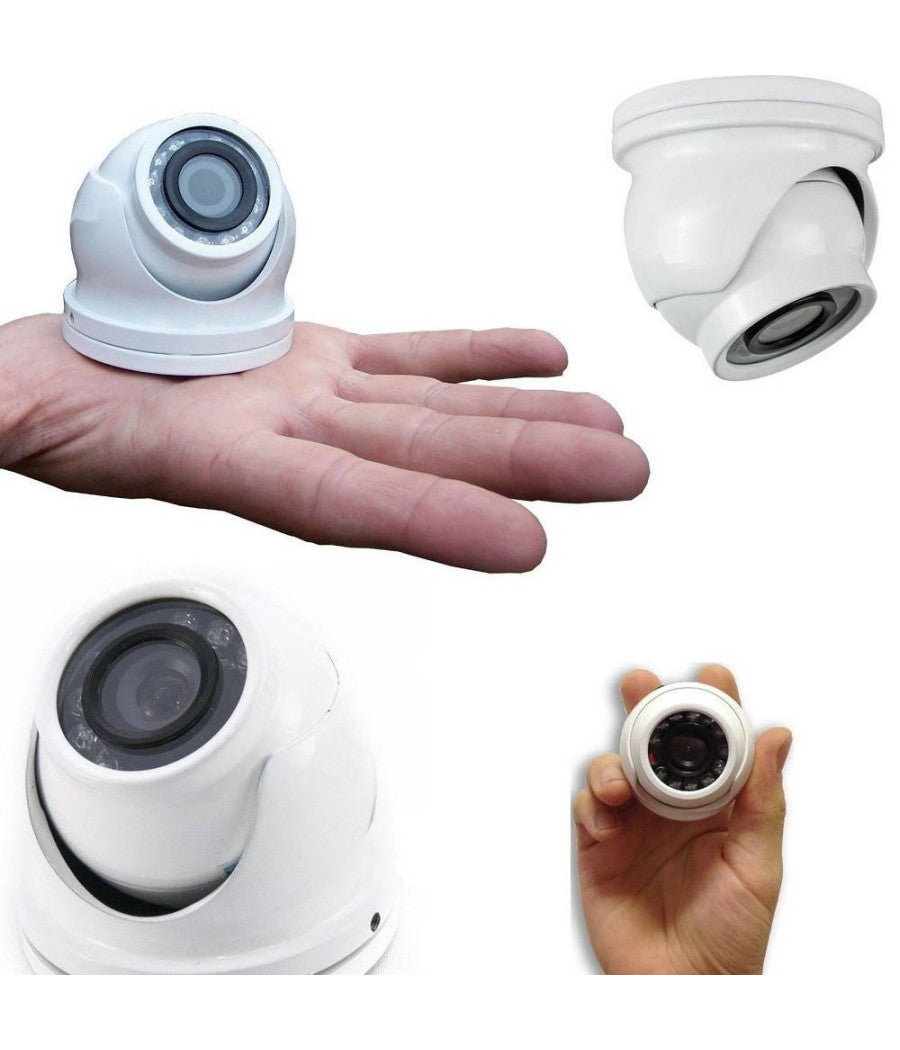 Mini Telecamera Dome Ahd Videosorveglianza Full Hd 1080p 3.6mm 12led Video 1.3mp         