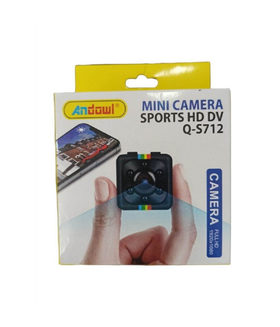 Mini Telecamera Sicurezza Hd Ricaricabile Compatto Rilevamento Movimento Q-s712         